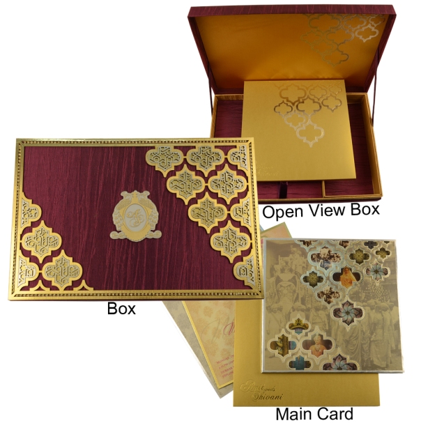 cards with boxes